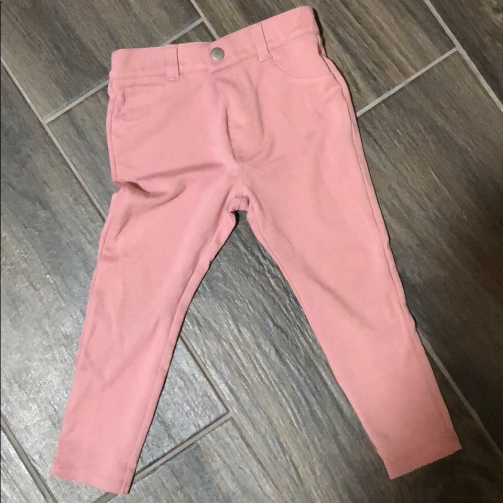 Pink dress pants- stretch- 3T Edgehill Collection